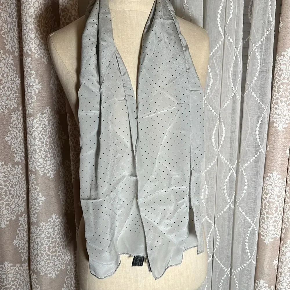 Vintage warden brooks rectangle silk scarf